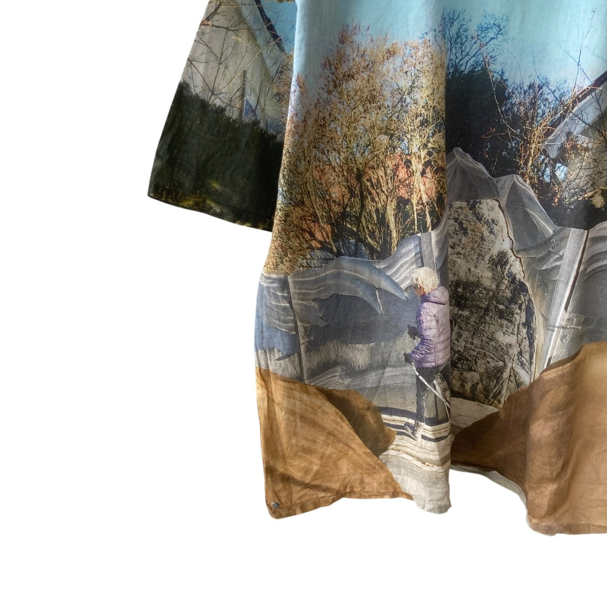 Holiday steel panorama print Tee半袖Tシャツ5294