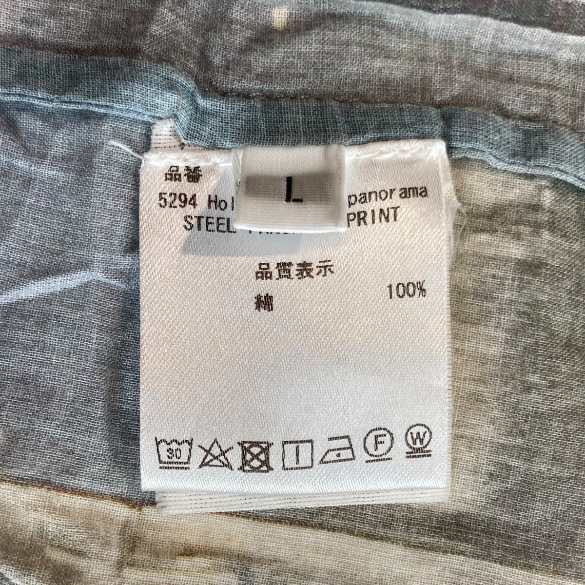 Holiday steel panorama print Tee半袖Tシャツ5294