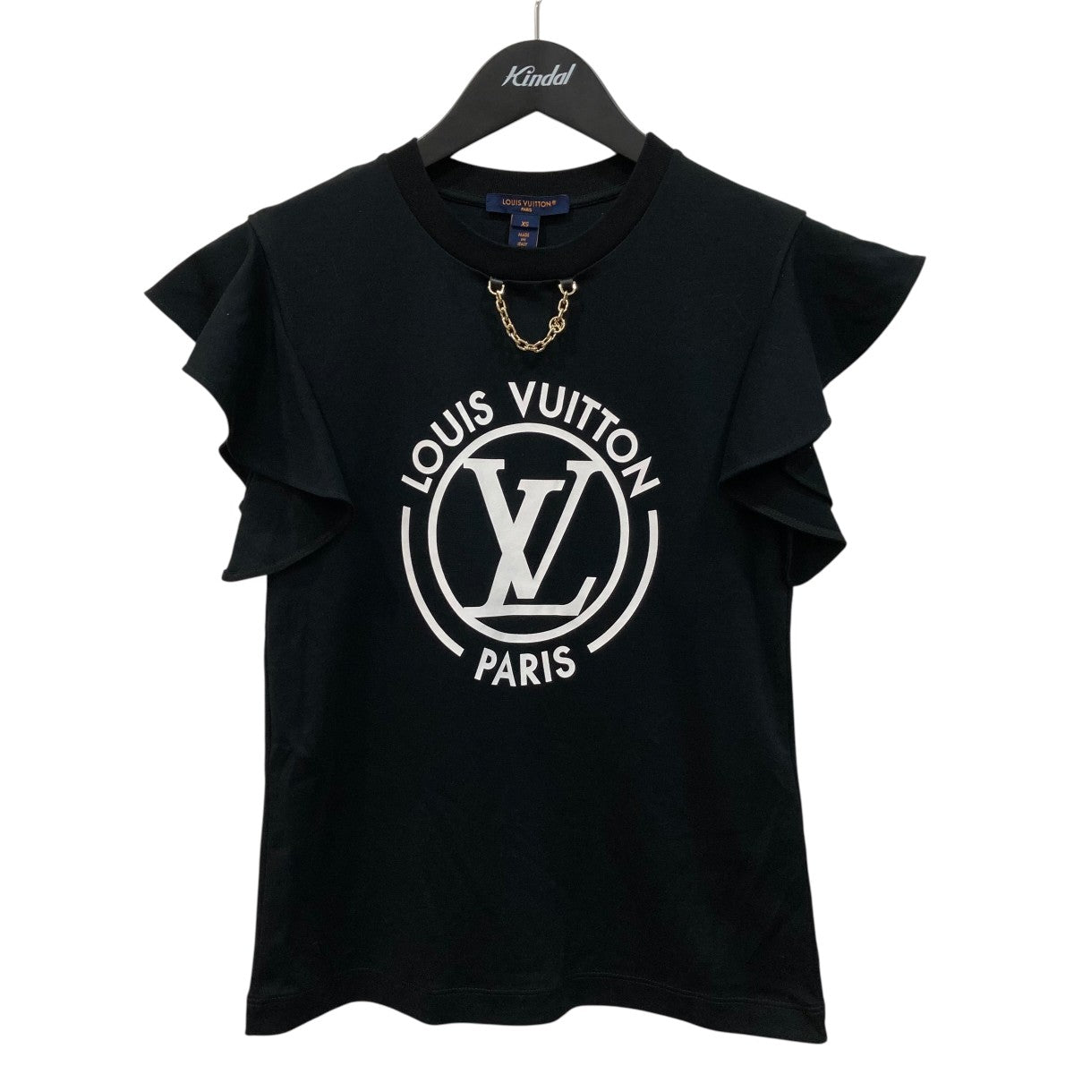 LOUIS VUITTON フロックLVT半袖ＴシャツRW242WW UOL FRTS58 古着・中古-1枚目のアイテム画像