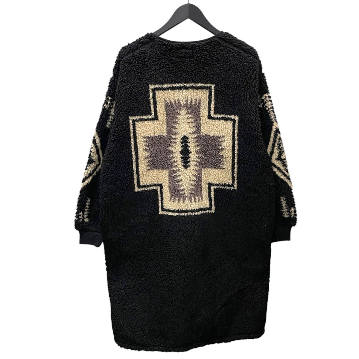 24AW ボアジップクルーネックロングカーディガン Boa Zip Crewneck Long Cardigan 2475-9106