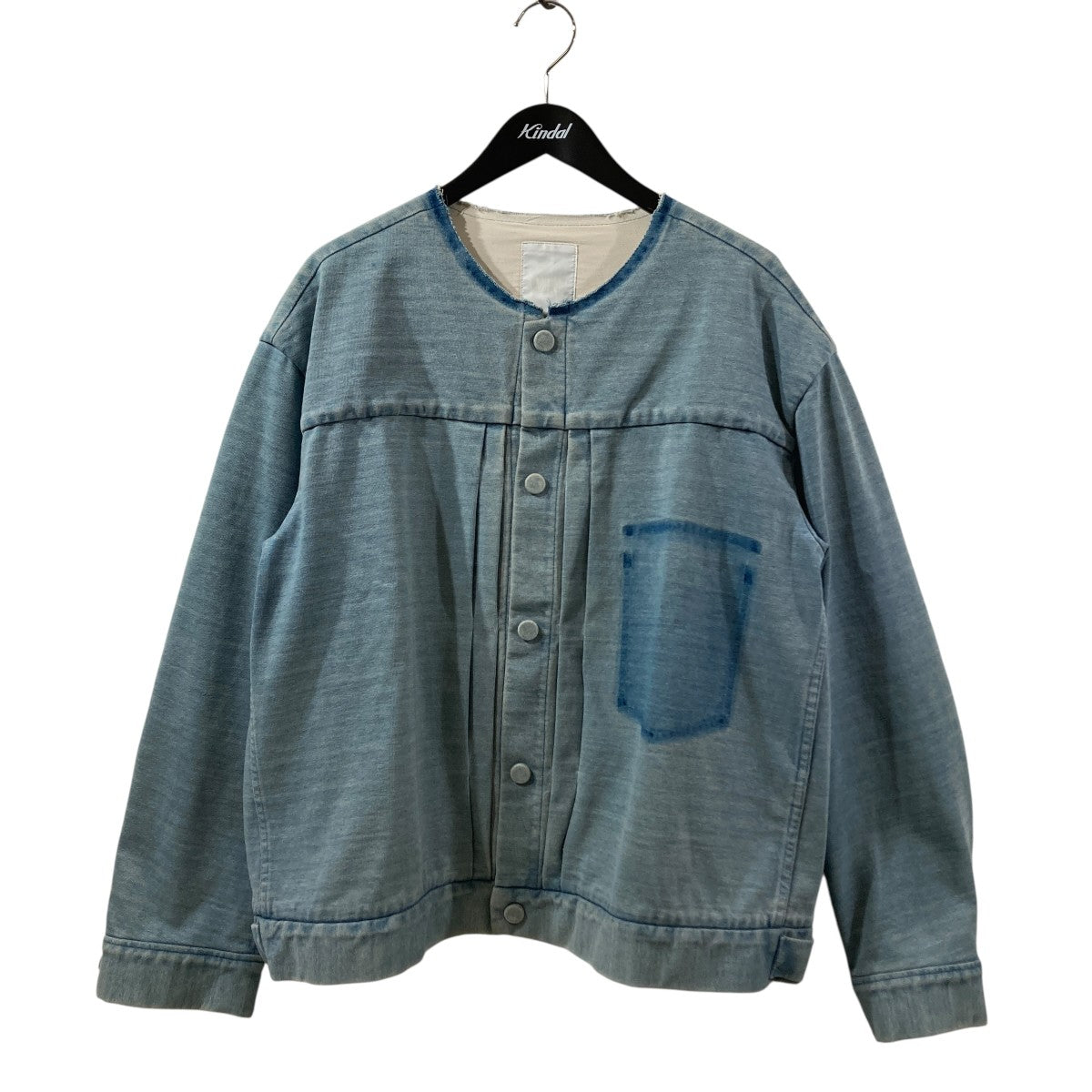 DENIM BLOUSONノーカラージャケット41-234-10-020051