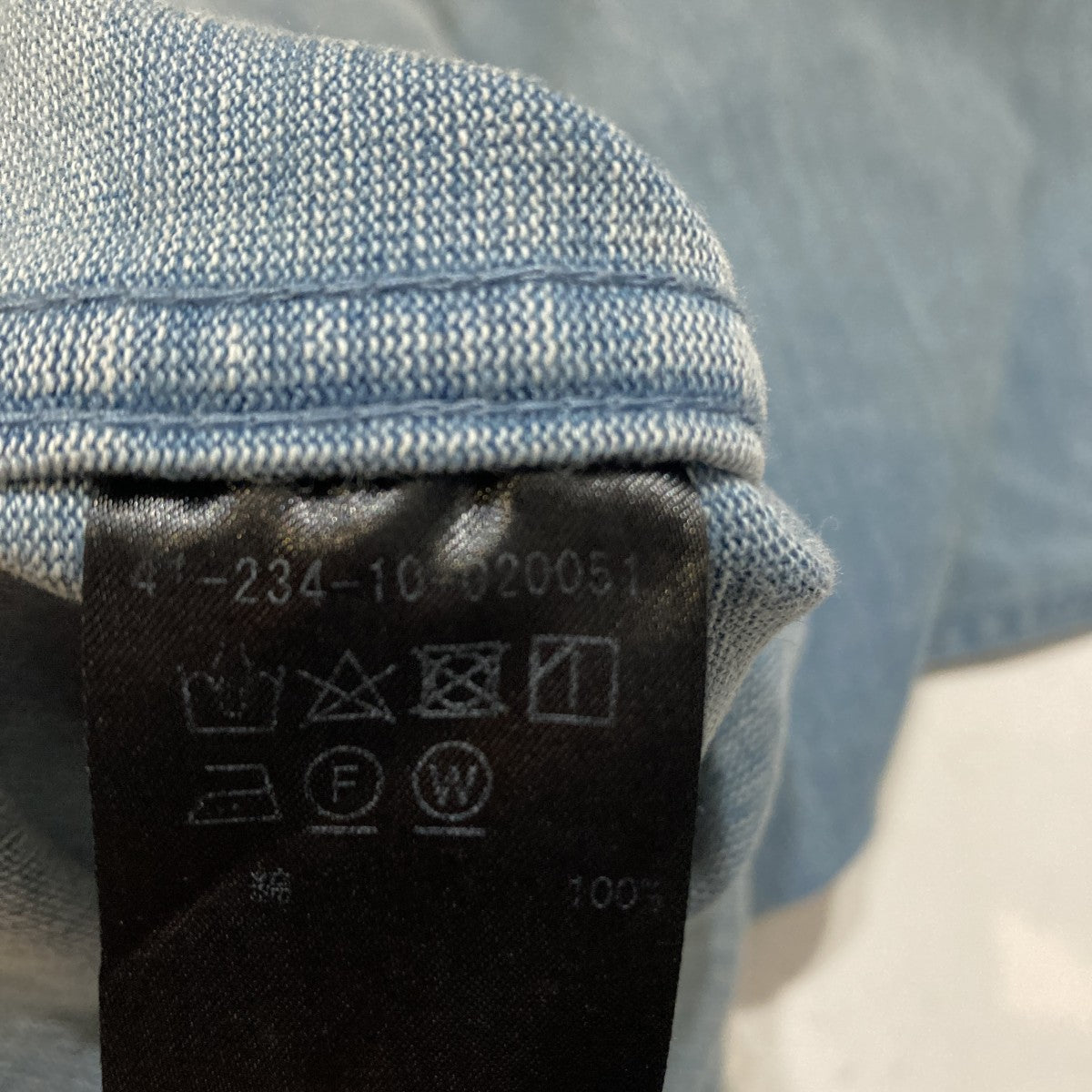 DENIM BLOUSONノーカラージャケット41-234-10-020051