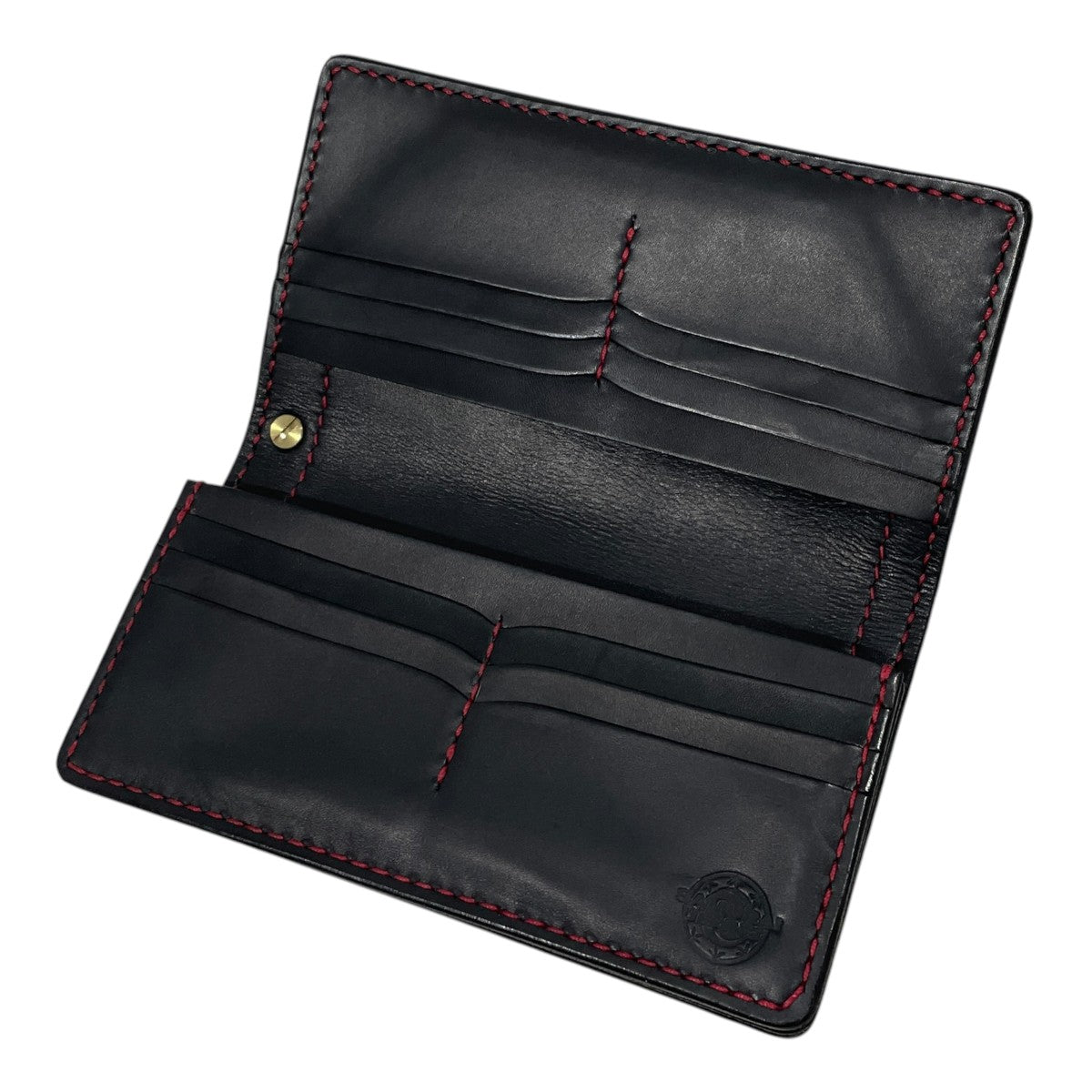 デニムレザーロングウォレット Heavy Leather × Denim Inlay Middle Wallet ヘビィーレザー×デニムインレイ ミドルウォレット