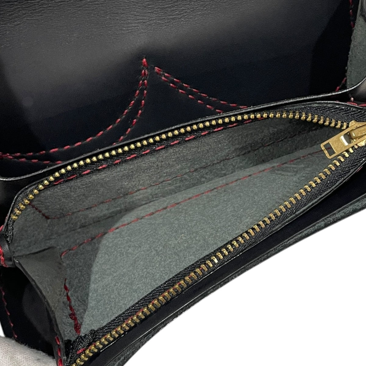 デニムレザーロングウォレット Heavy Leather × Denim Inlay Middle Wallet ヘビィーレザー×デニムインレイ ミドルウォレット