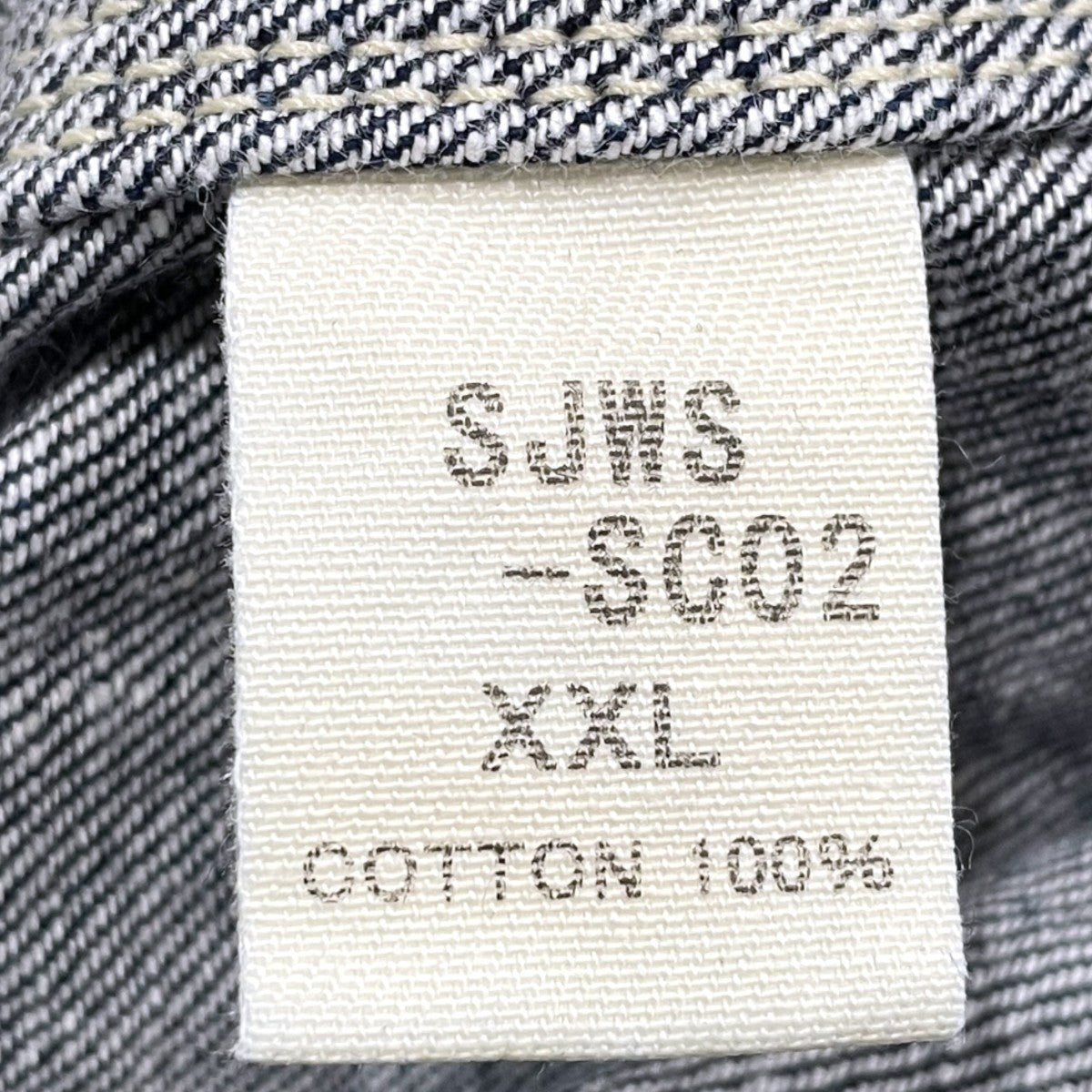 サムライコットン10ozセルビッチデニムワークシャツ SJWS-SC02