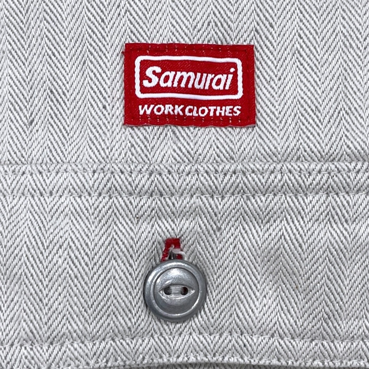 ヘリンボーンショールカラーワークシャツ ヘチマ長袖シャツ SWCPS-HB