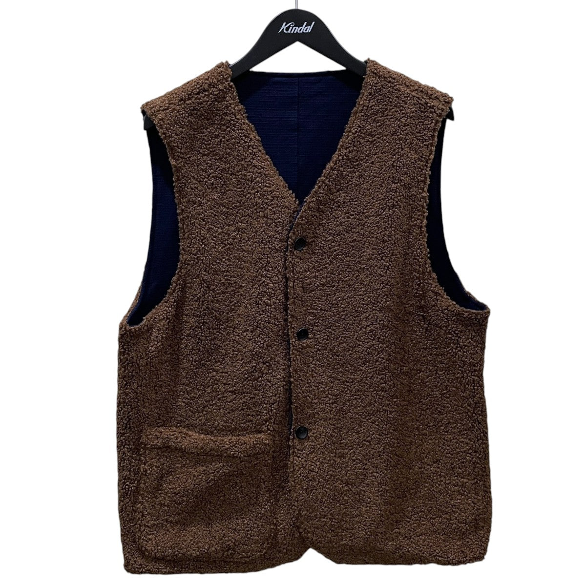 22AW リバーシブル藍染韋柄ベスト REVERSIBLE AIZOME KAWAGARA VEST SJVT22-RV02