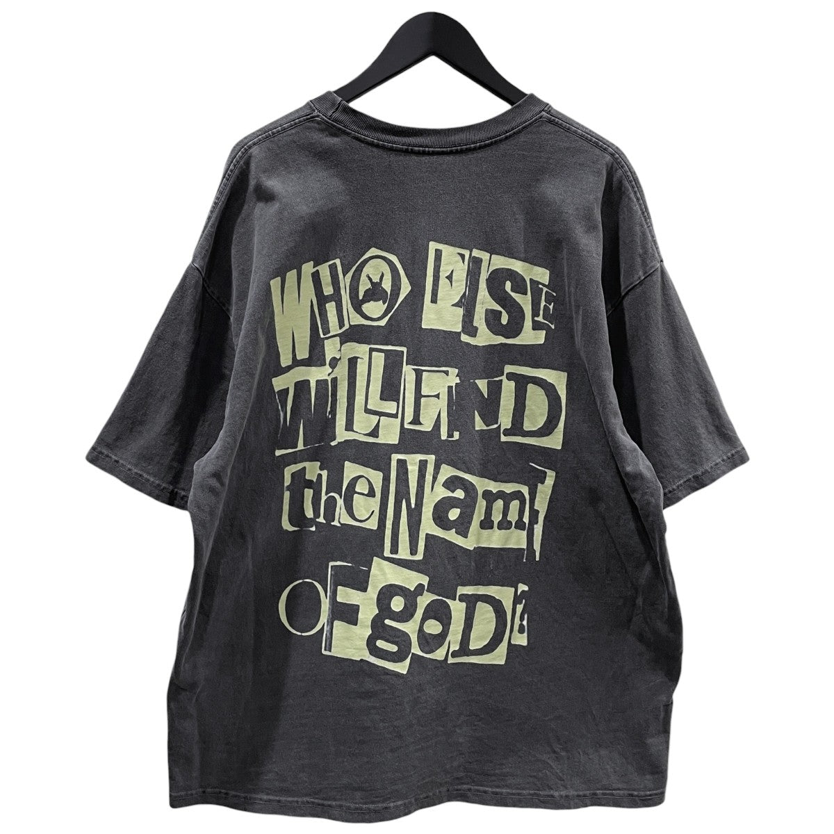 ウォッシュ加工 エヴァネッセンス プリントTシャツ Evanescence T-Shirt (Washed Black)