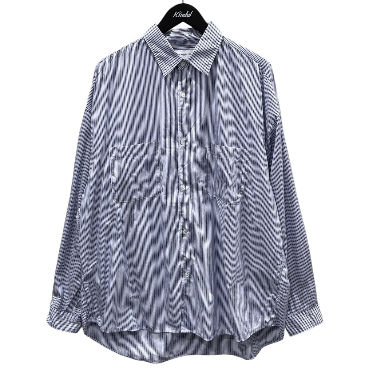 ストライプ柄オーバーサイズシャツ Stripe Broad L／S Shirt ストライプ ブロードロングスリーブシャツ