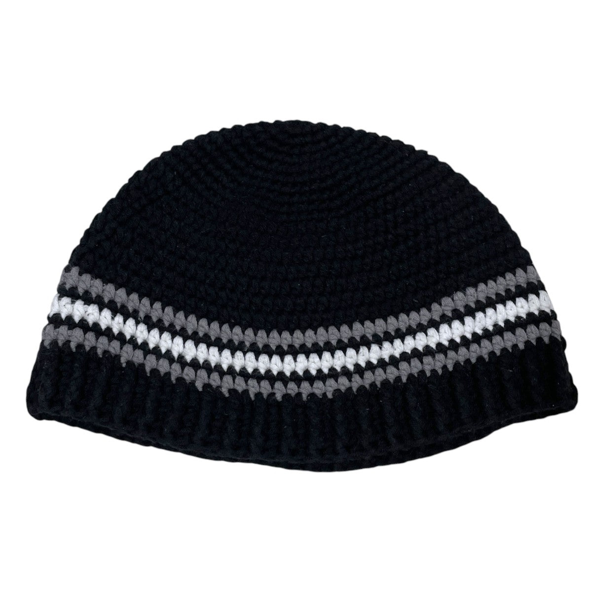 ニットキャップ Crochet Cuffless Beanie クロシェカフレスビーニー