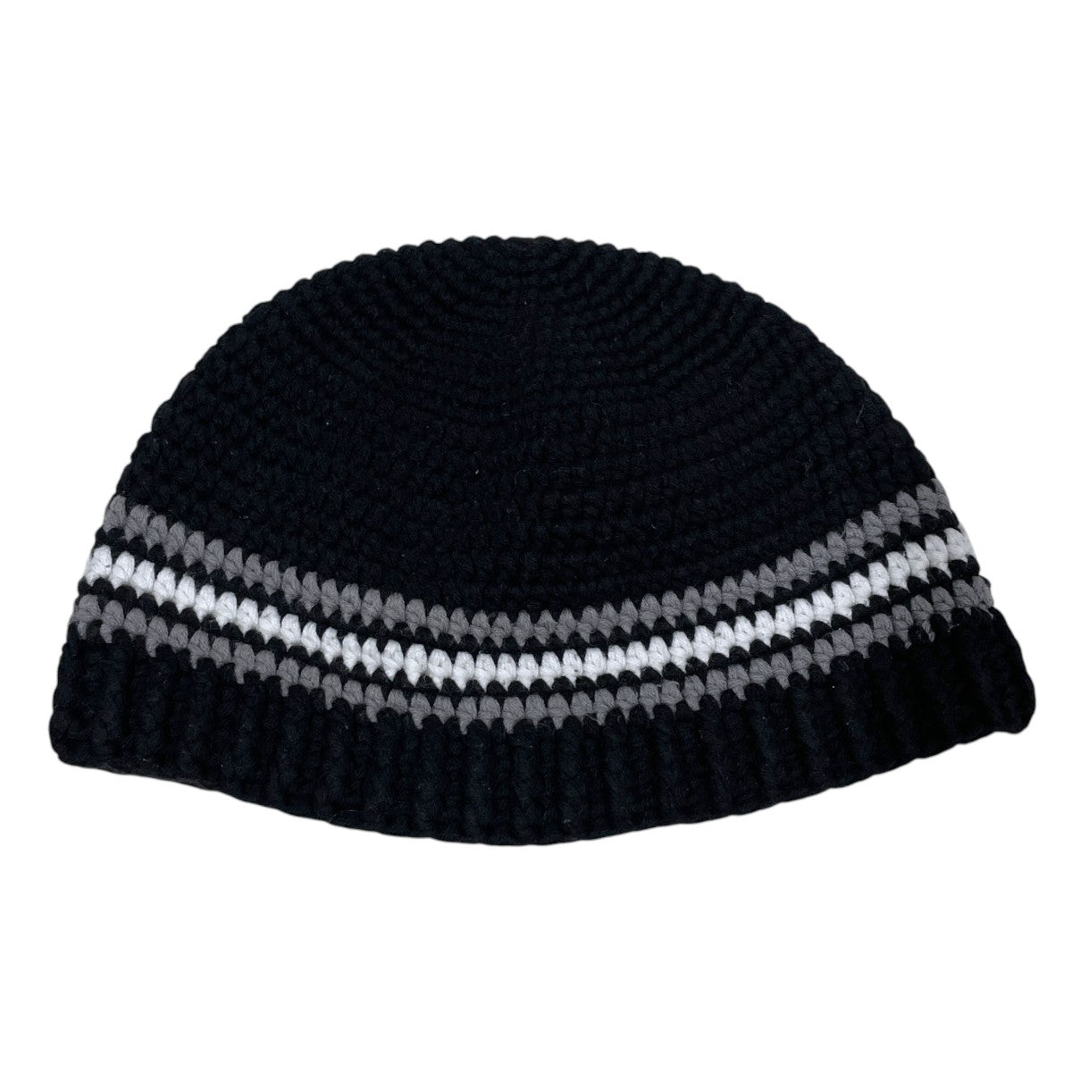 ニットキャップ Crochet Cuffless Beanie クロシェカフレスビーニー