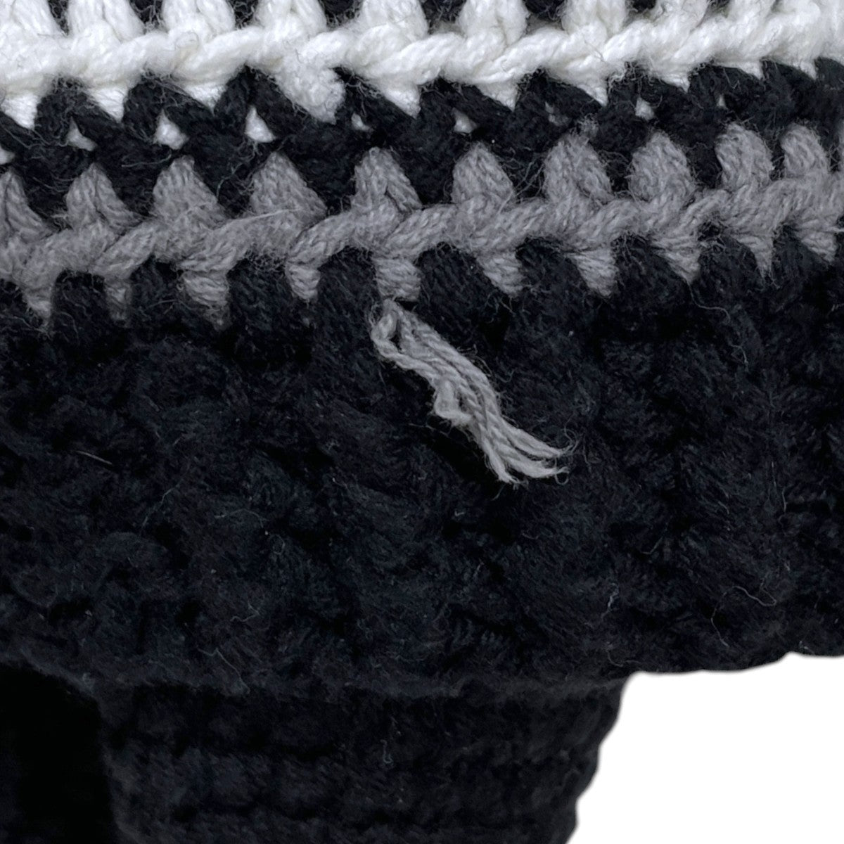 ニットキャップ Crochet Cuffless Beanie クロシェカフレスビーニー