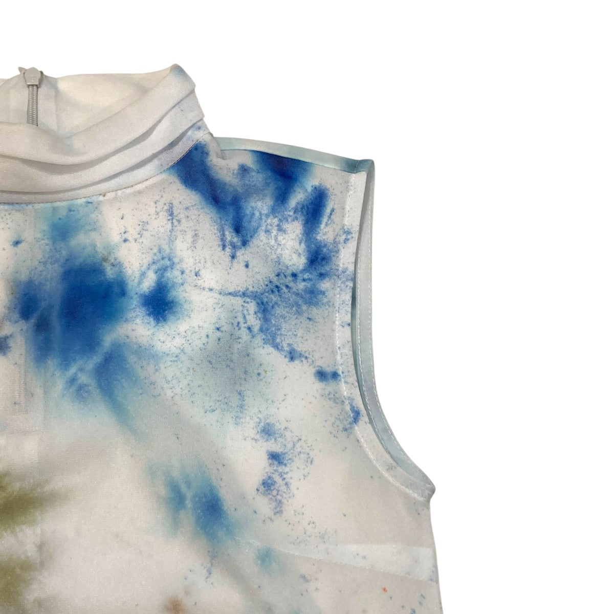 Wake sheer sleeveless topノースリーブブラウス2410308