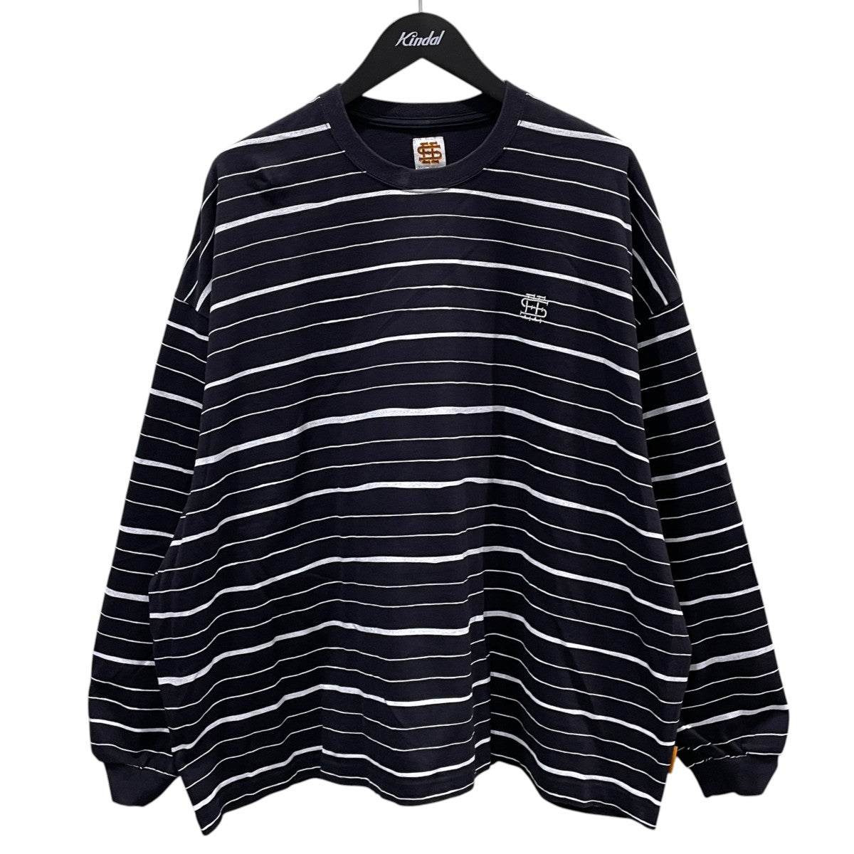 26SS ボーダープリントカットソー SUPER BIG LS FLAT BOARDER TEE スーパービッグ ロングスリーブ フラットボーダーティー SEE-0229