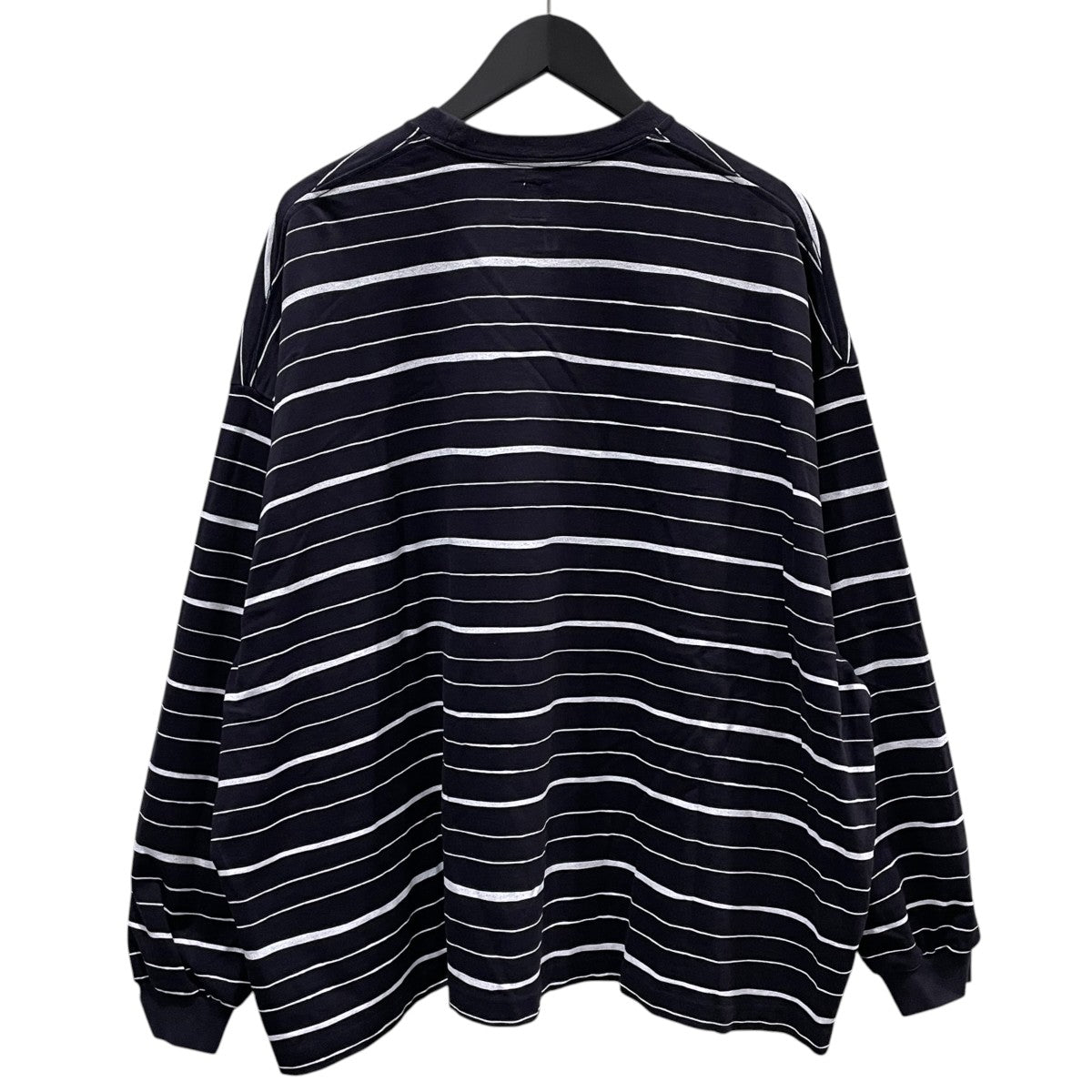 26SS ボーダープリントカットソー SUPER BIG LS FLAT BOARDER TEE スーパービッグ ロングスリーブ フラットボーダーティー SEE-0229
