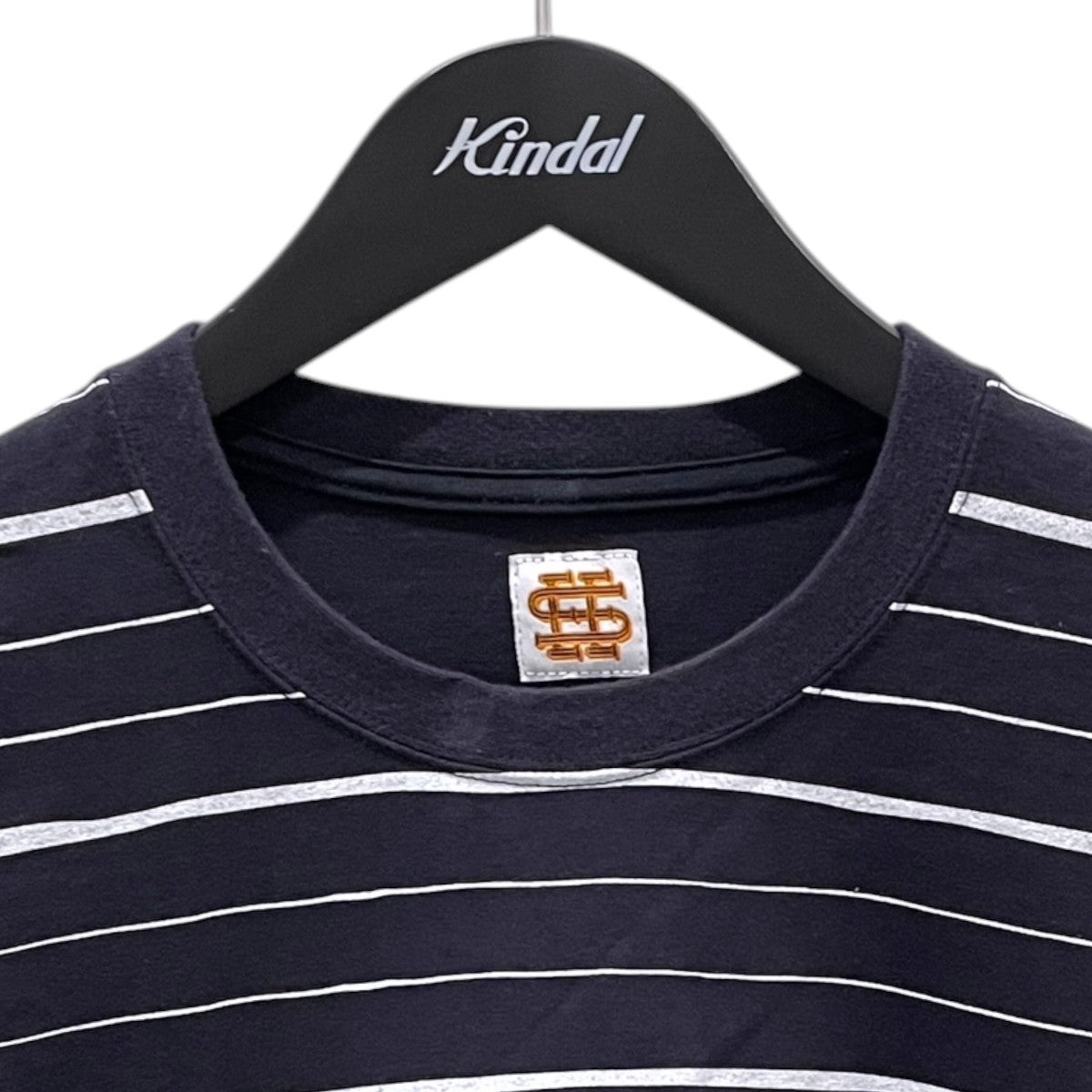 26SS ボーダープリントカットソー SUPER BIG LS FLAT BOARDER TEE スーパービッグ ロングスリーブ フラットボーダーティー SEE-0229