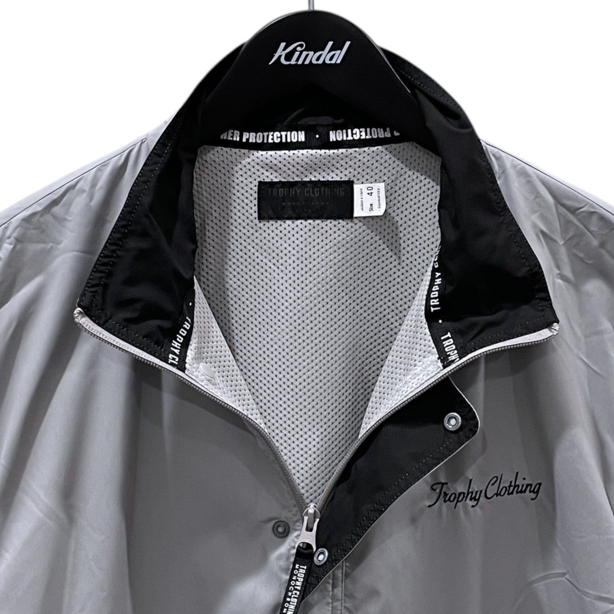 26SS ジップアップジャケット MONOCHROME Windy Jacket モノクロームウィンディージャケット TRMN-505