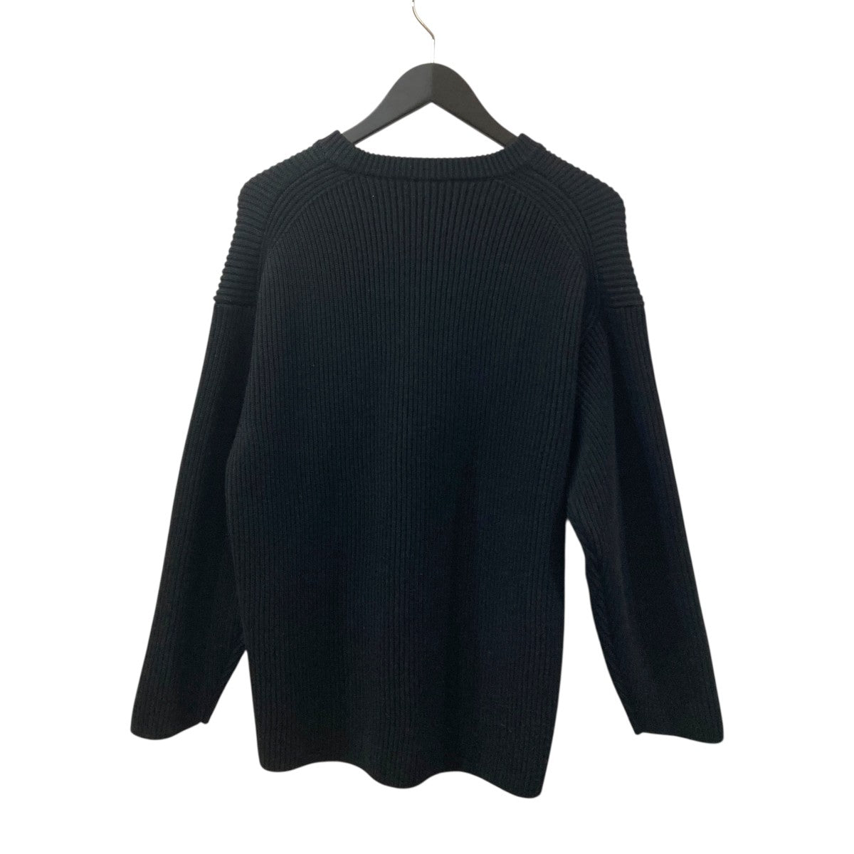AURALEE SUPER FINE WOOL RIB KNIT BIG P O長袖ニットA7AP02RK 古着・中古-2枚目のアイテム画像