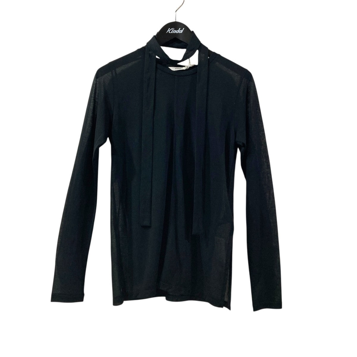 Cotton nylon sheer L／S with tie長袖カットソーPS25-CS07