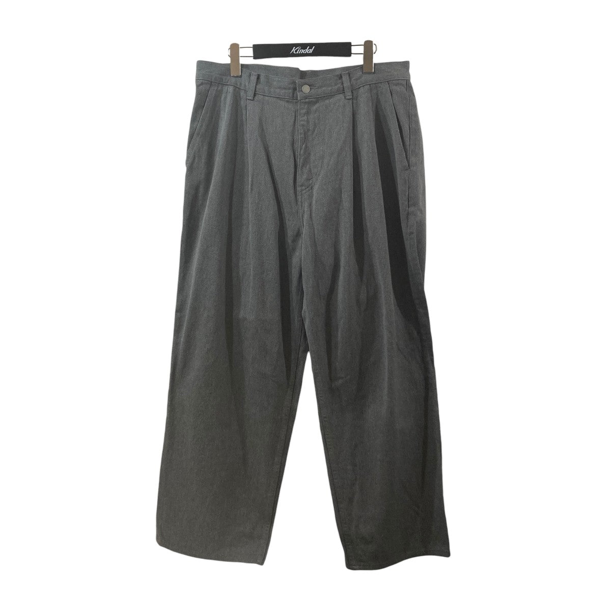 Colorfast Denim 2 Tuck PantsワイドパンツGM201-40095B