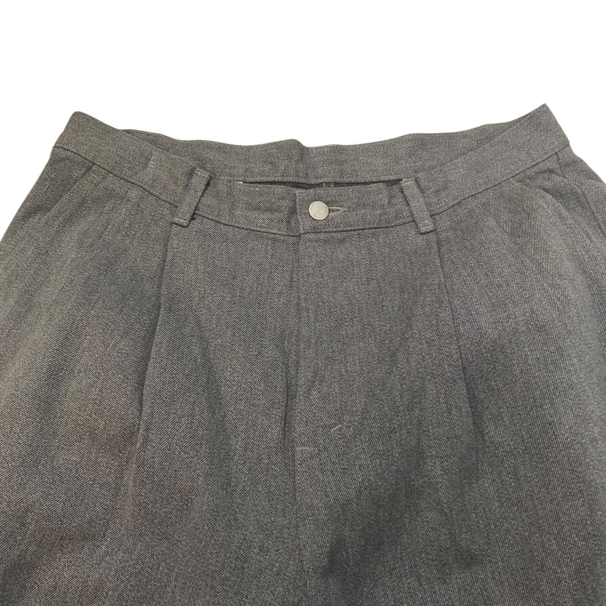 Colorfast Denim 2 Tuck PantsワイドパンツGM201-40095B