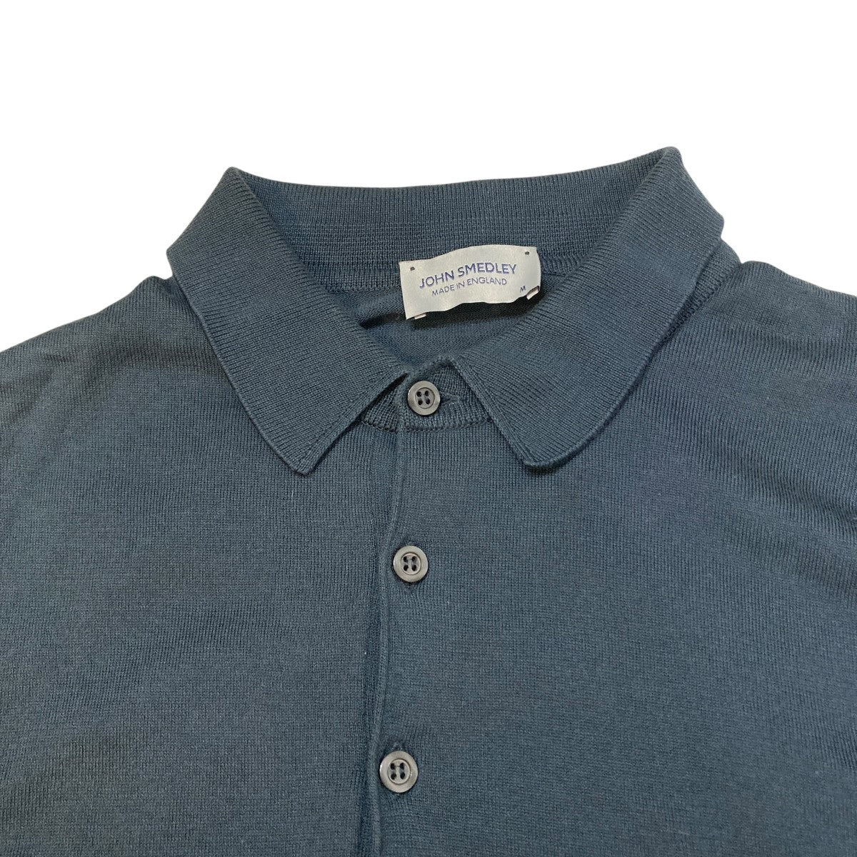 JOHN SMEDLEY(ジョンスメドレー) 半袖ポロシャツ ネイビー サイズ M