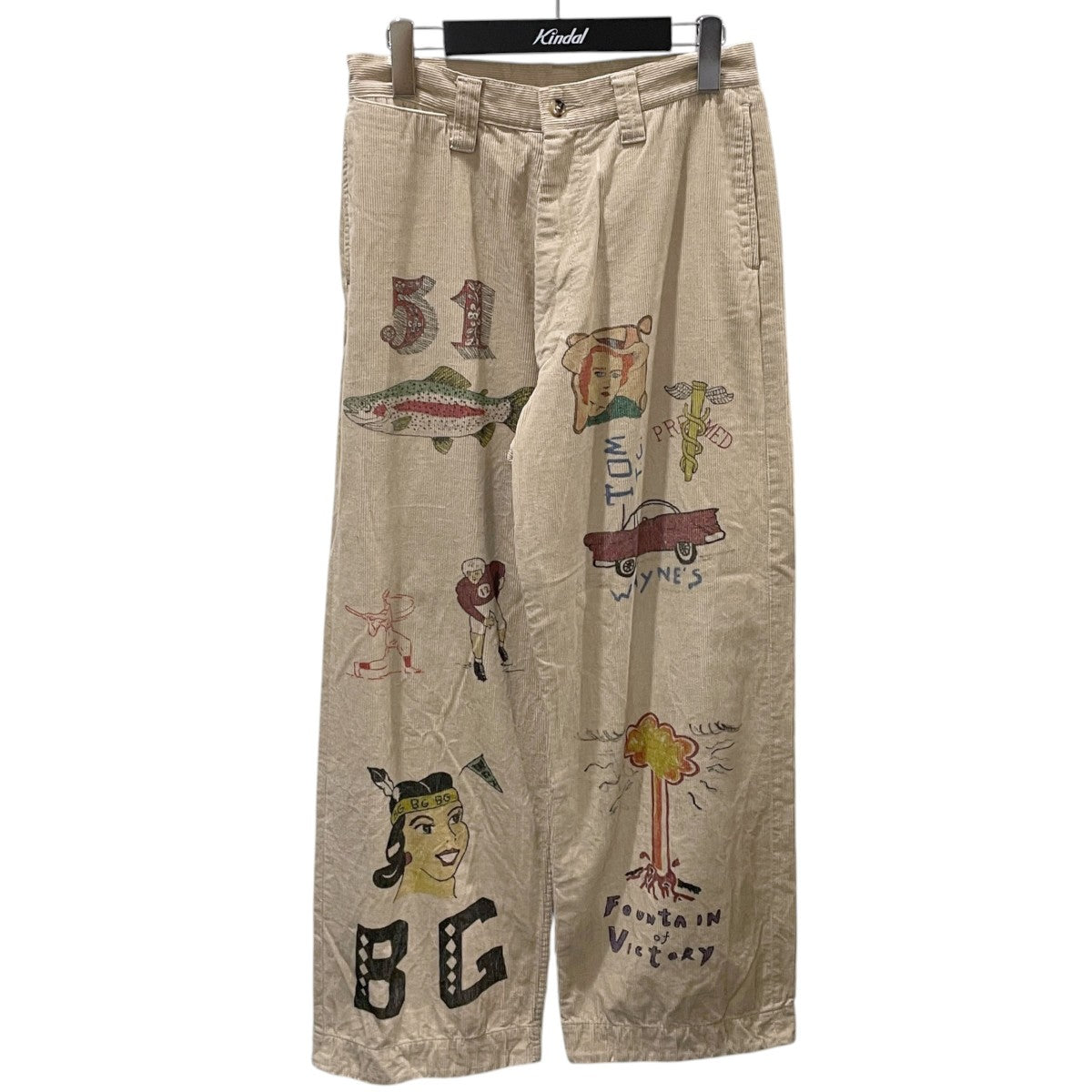 23AW コーデュロイパンツ MEMORIAL TROUSERS メモリアルトラウザーズ 23FWGAYD01