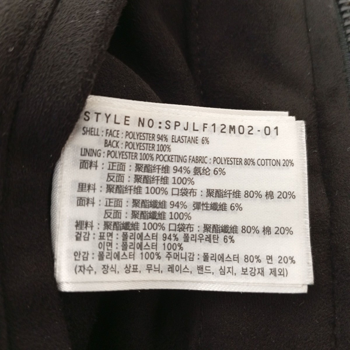 シンセティックレザースエードジャケットブルゾンSPJLF12M02-01
