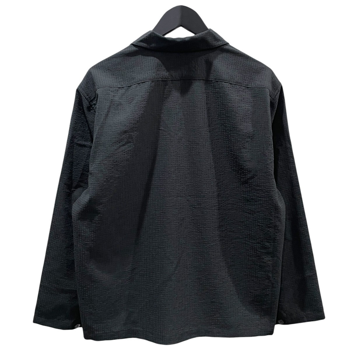 26SS シアサッカーオープンカラー長袖シャツ MONOCHROME Utility L／S Shirt モノクローム ユーティリティ ロングスリーブシャツ TR26SS-406
