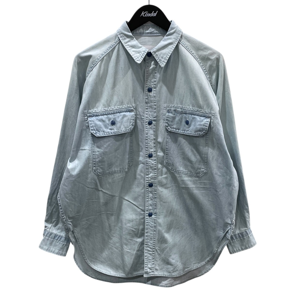 23AW デニムシャツ MIDDLE FATIGUE SHIRTS ミドル ファティーグ シャツ MIL23HBL3113