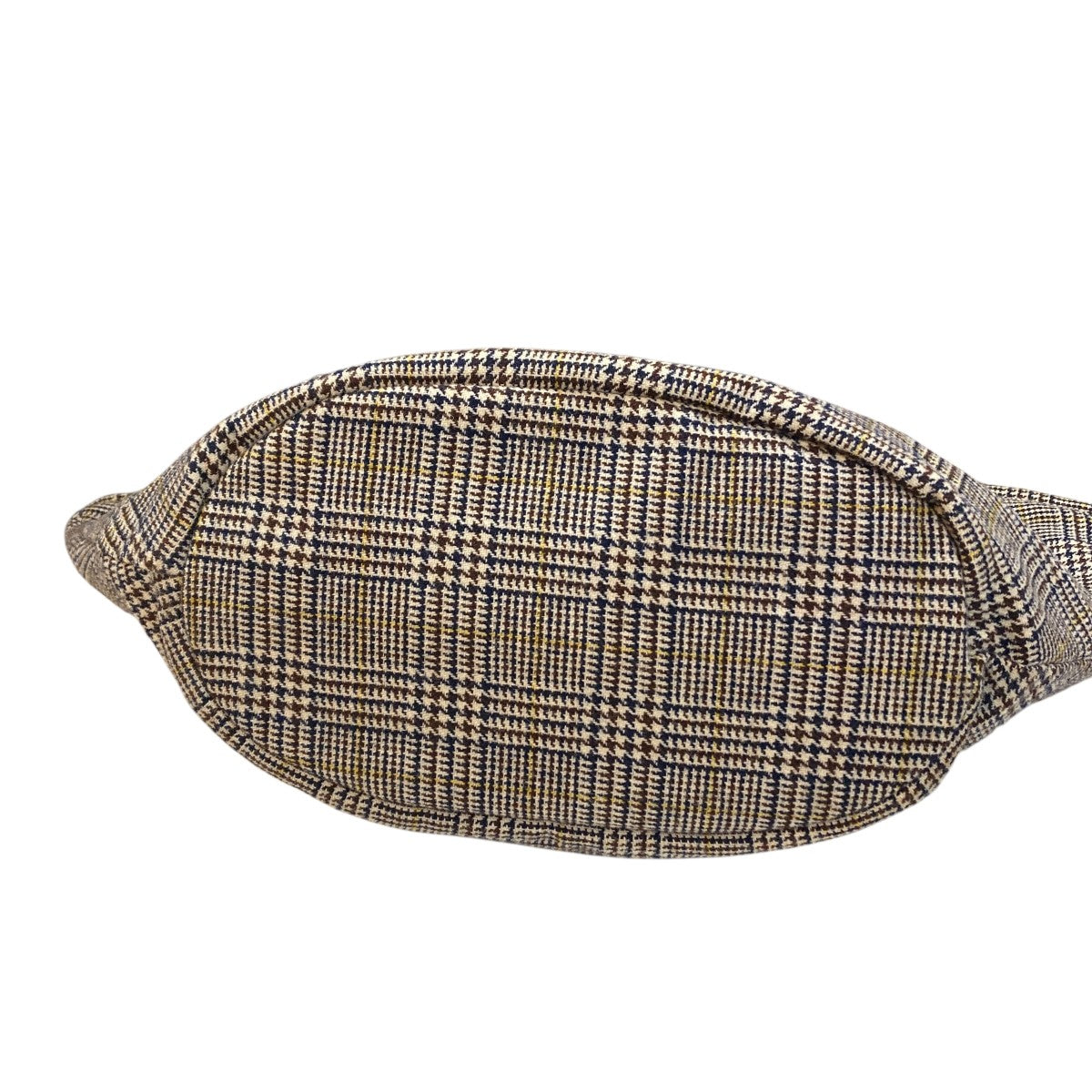 wool glen check marche bagグレンチェックハンドバッグ