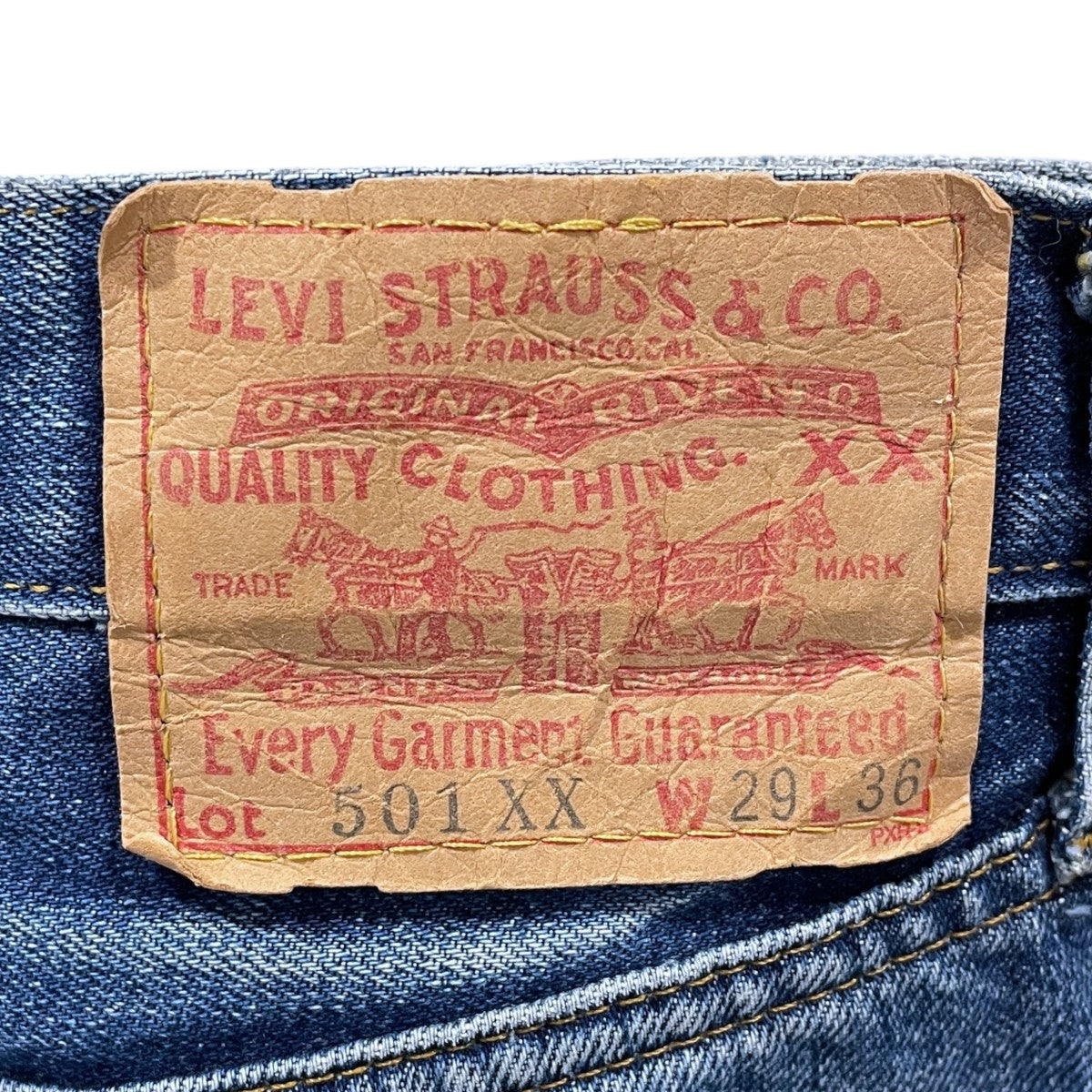 LEVI'S(リーバイス) 90s デニムパンツ 501XX 米国製 55年モデル復刻