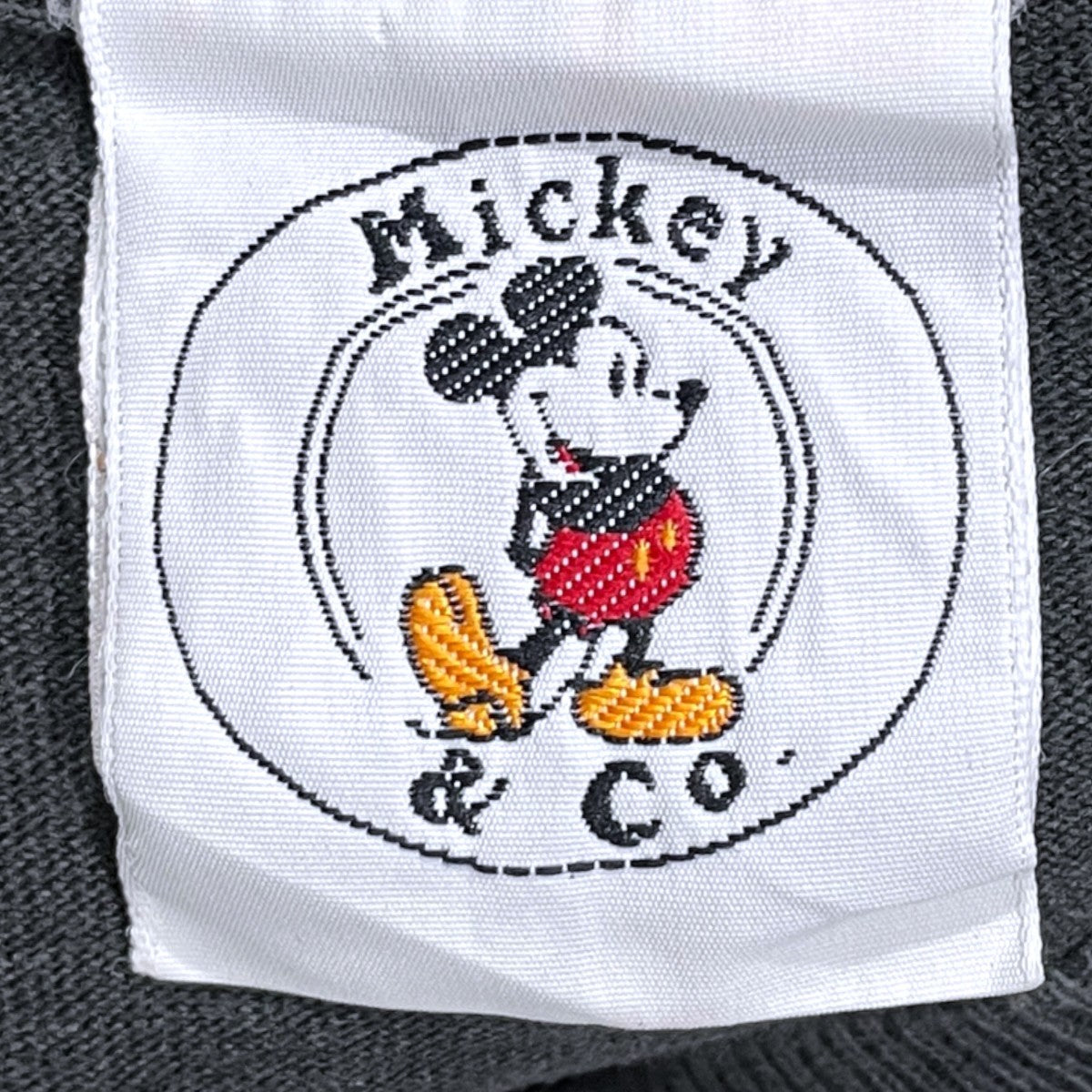 90s ミッキマウス プリントTシャツ
