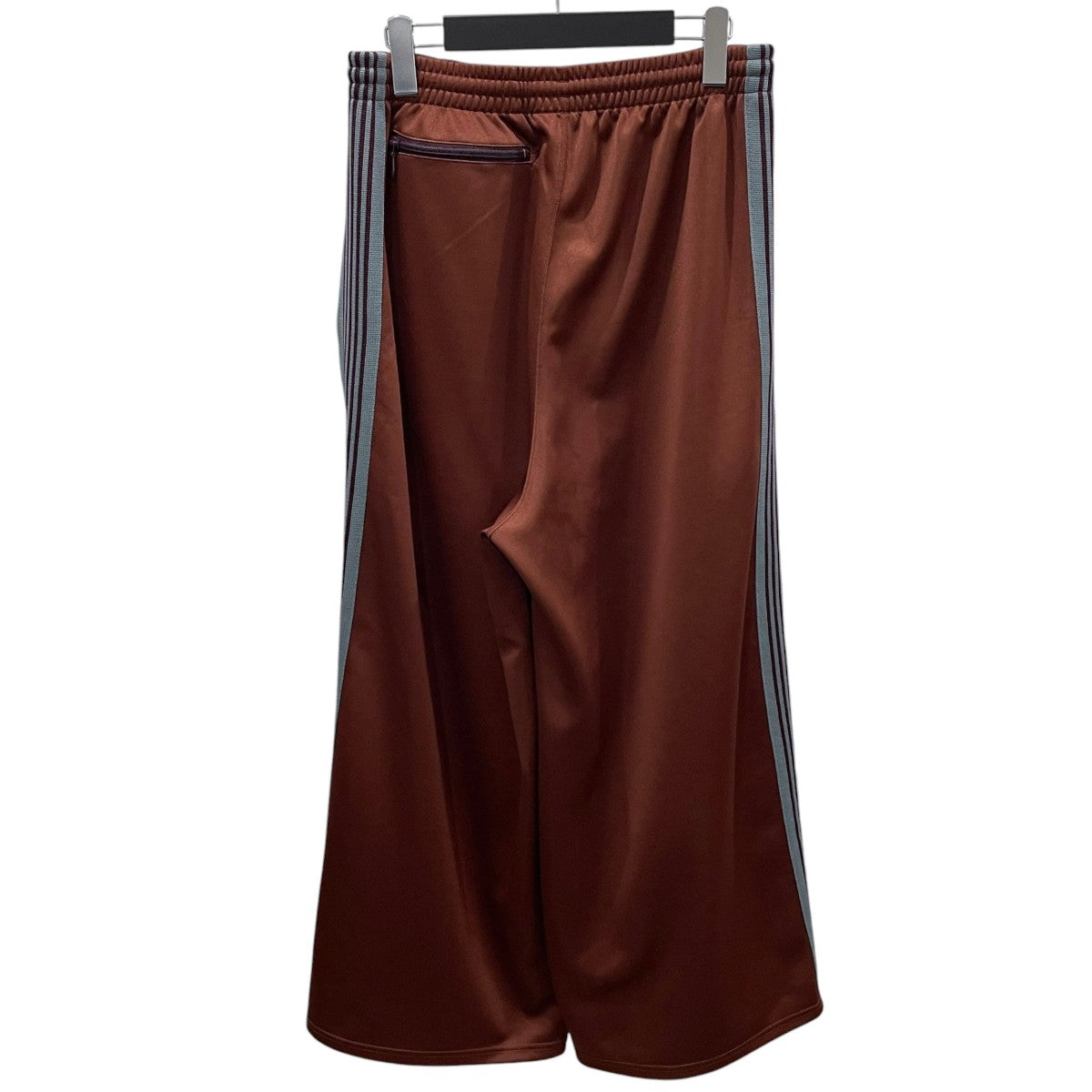 Needles 26SS ワイドイージーパンツ H．D． Track Pant - Poly Smooth ヒザデル トラックパンツ - ポリスムース SX410 古着・中古-2枚目のアイテム画像