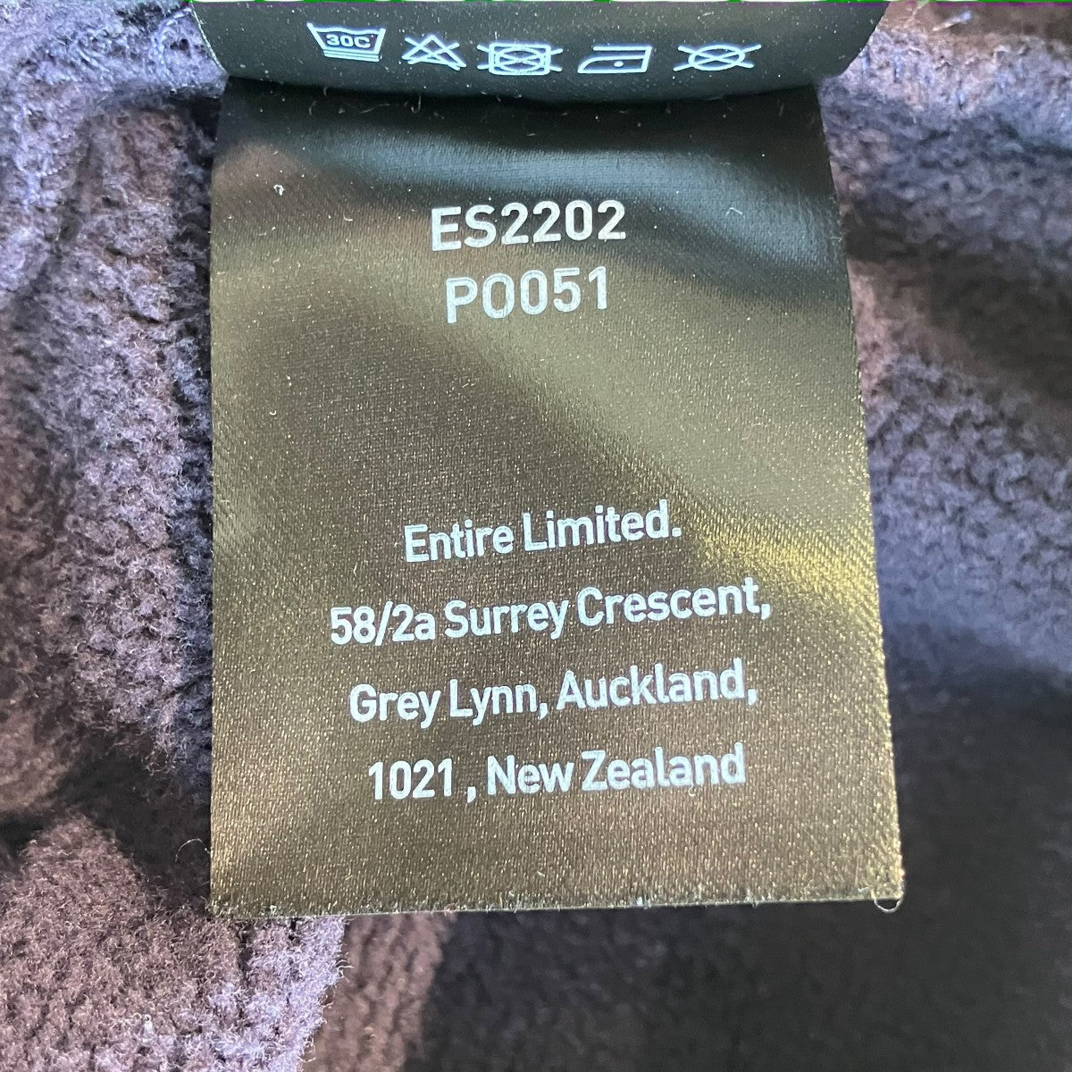 ETERNAL ZIPジップパーカーES2202 PO051