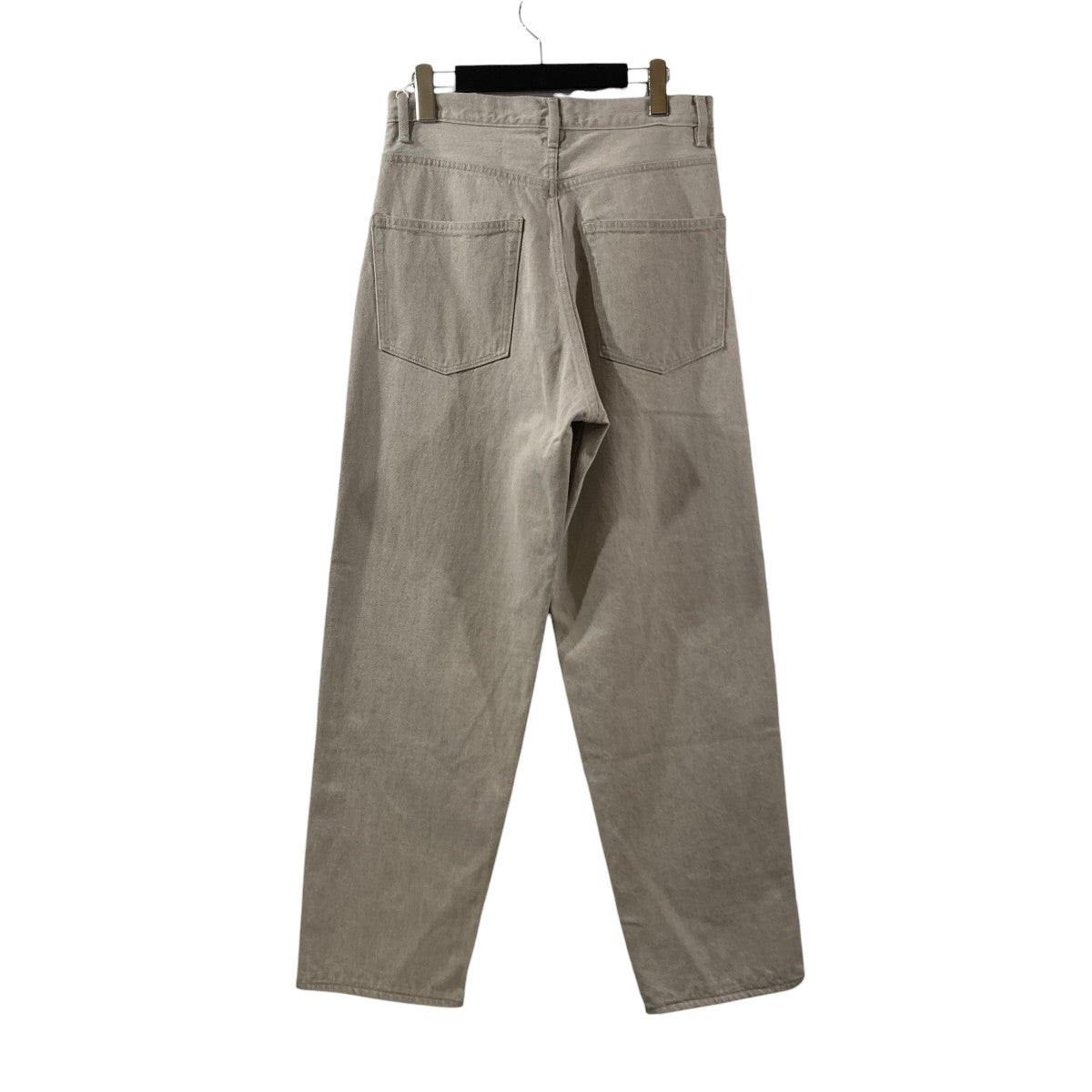 AURALEE(オーラリー) 26SSFADED HARD TWIST BROWN DENIM WIDE PANTS