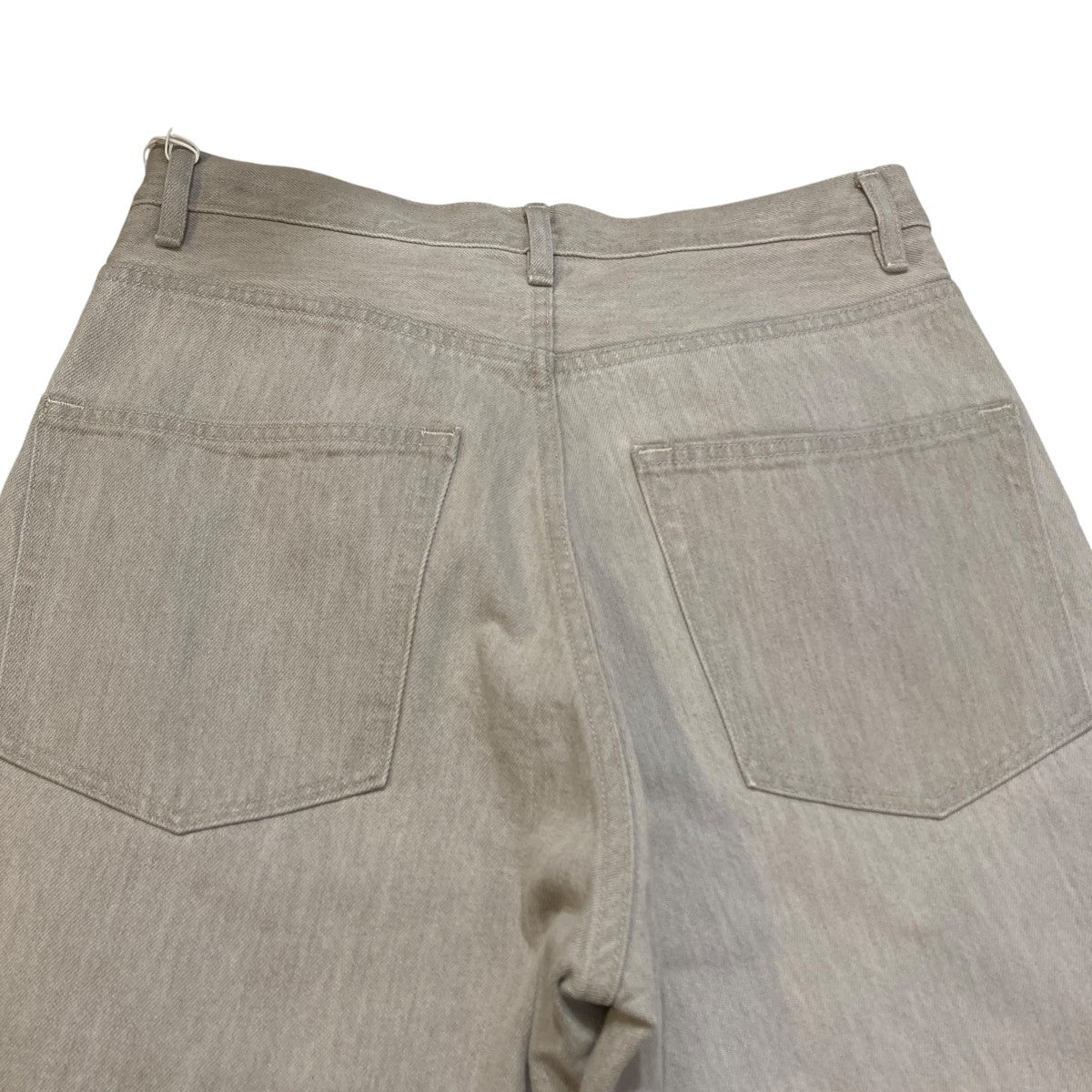 26SSFADED HARD TWIST BROWN DENIM WIDE PANTSパンツA26SP02BD