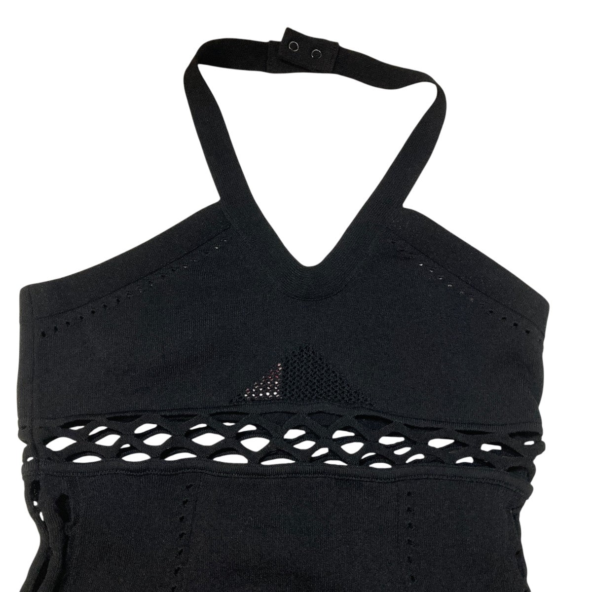 LACE KNIT V-NECK BODYSUITノースリーブカットソーFTC242-0705