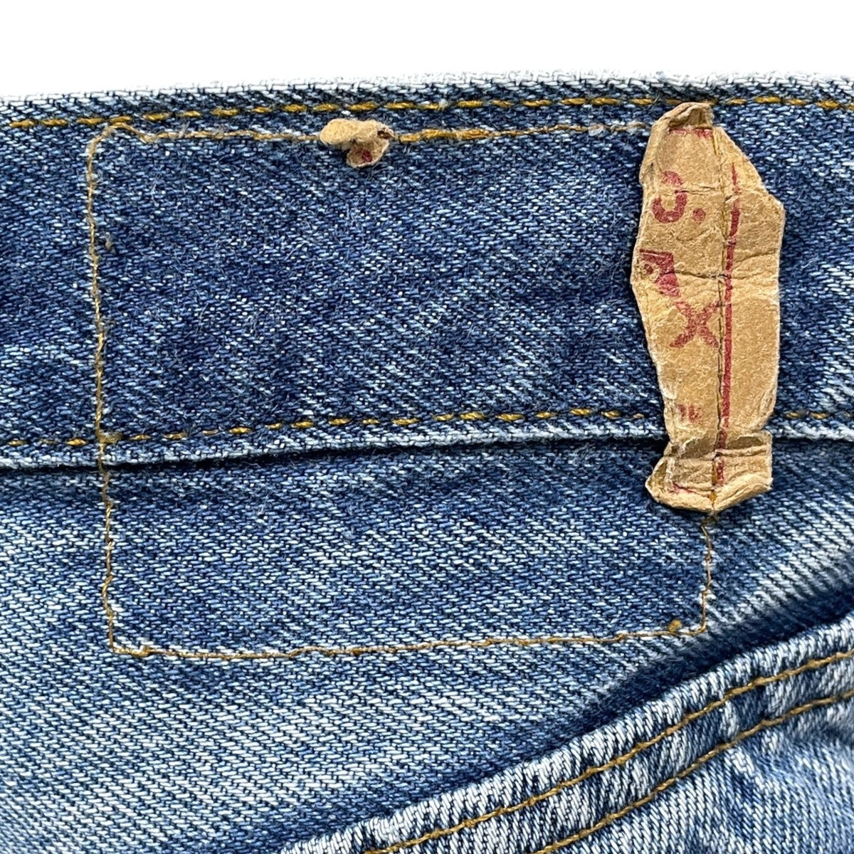 LEVI’S 501 デニムパンツ スモールe ボタン裏524 007055 古着・中古-4枚目のアイテム画像