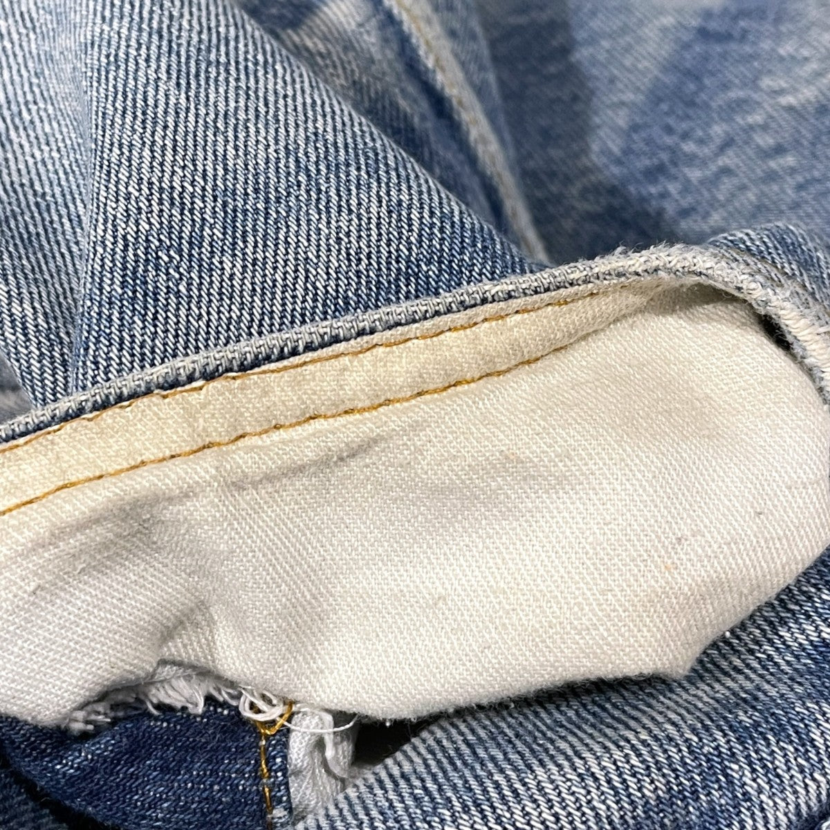 LEVI’S 501 デニムパンツ スモールe ボタン裏524 007055 古着・中古-7枚目のアイテム画像