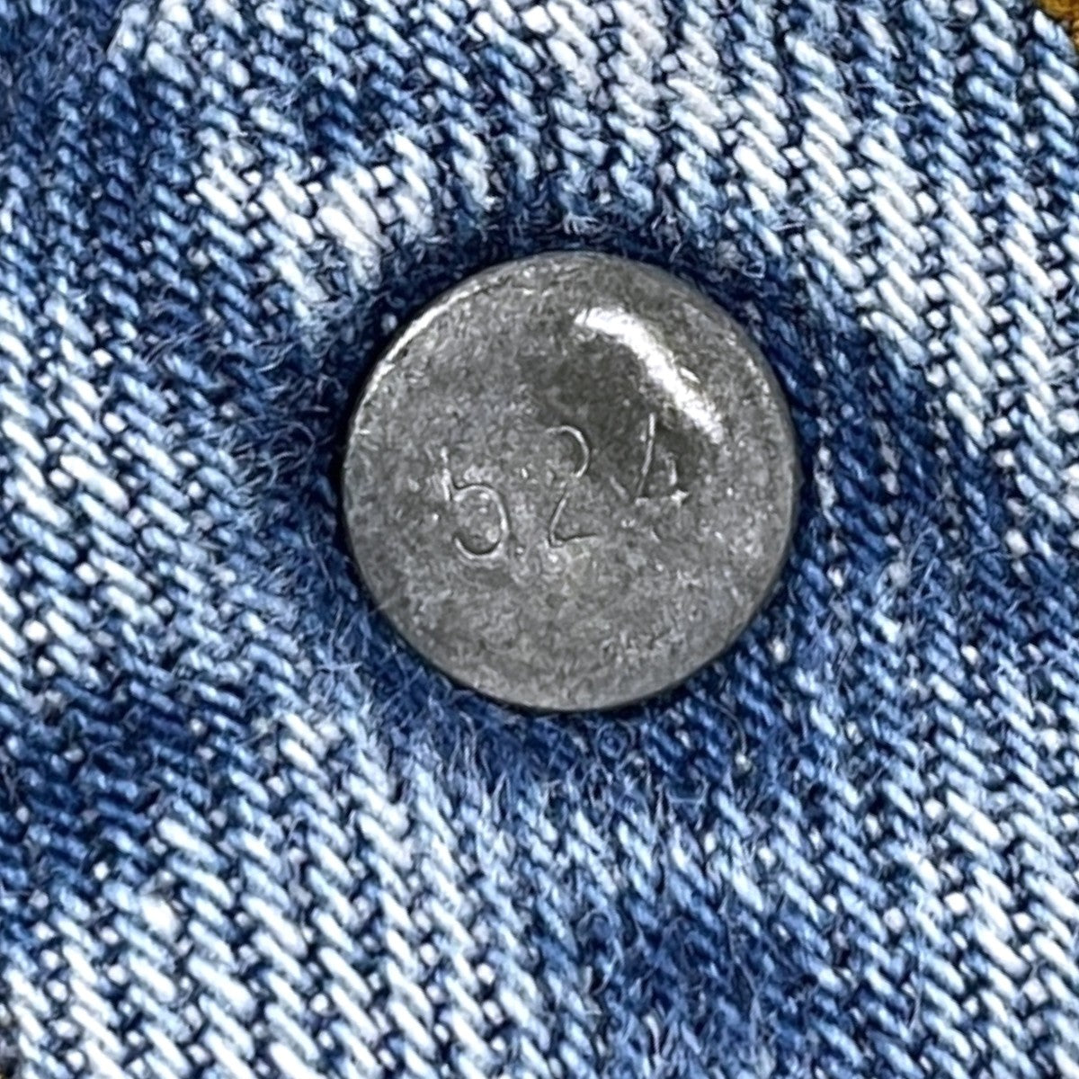 LEVI’S 501 デニムパンツ スモールe ボタン裏524 007055 古着・中古-8枚目のアイテム画像