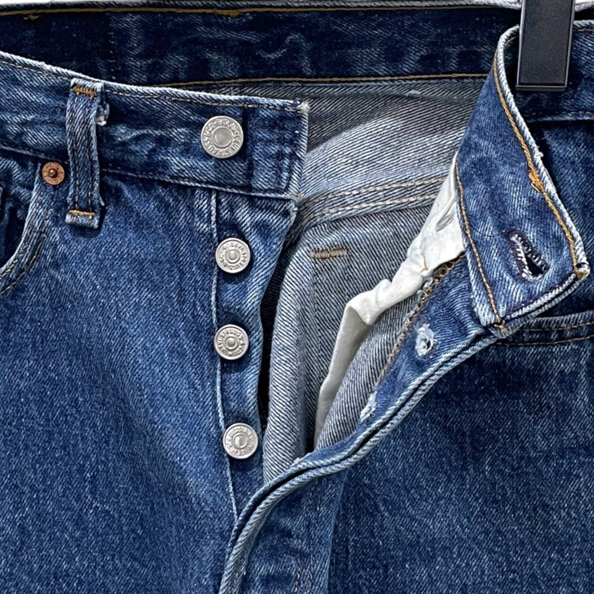 LEVI’S 80s デニムパンツ 501 ボタン裏653 スモールe MADE IN USA 501-0000 古着・中古-3枚目のアイテム画像