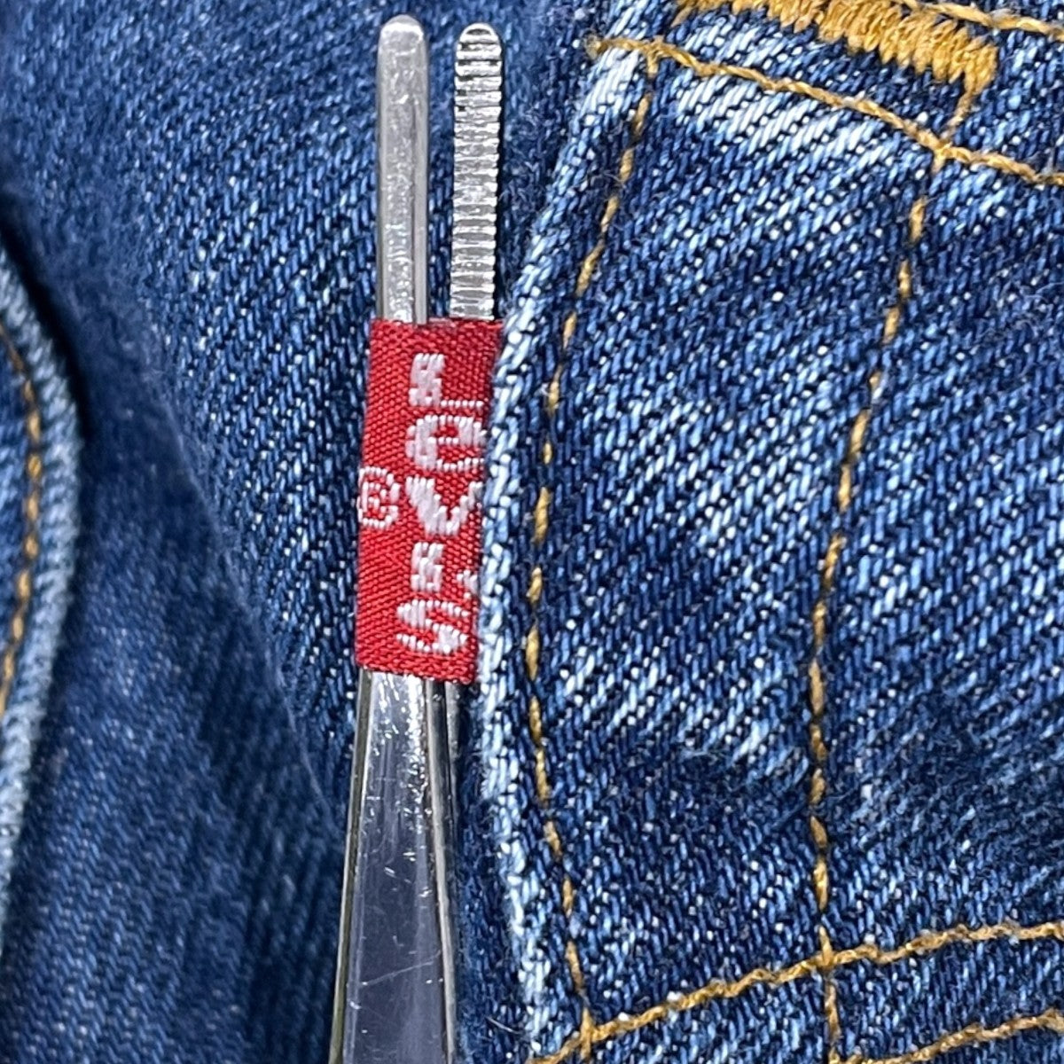LEVI’S 80s デニムパンツ 501 ボタン裏653 スモールe MADE IN USA 501-0000 古着・中古-7枚目のアイテム画像