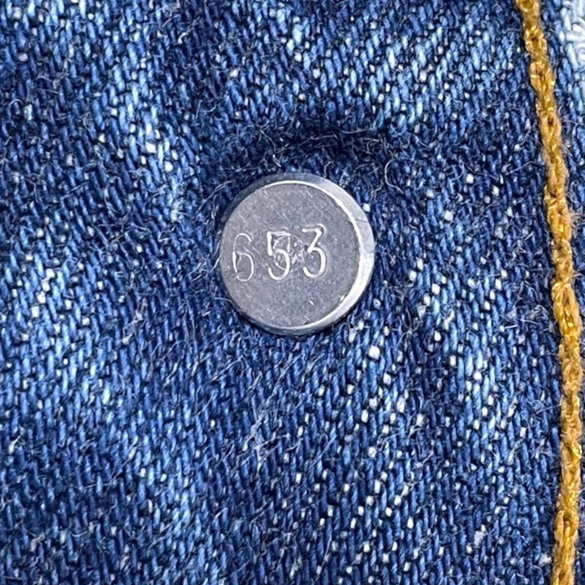 LEVI’S 80s デニムパンツ 501 ボタン裏653 スモールe MADE IN USA 501-0000 古着・中古-8枚目のアイテム画像