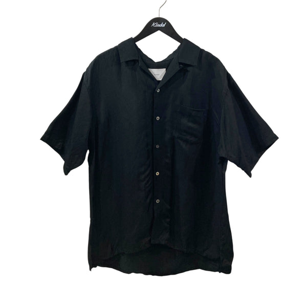 ssstein(シュタイン) VIS LI BRIGHT TWILL OPEN COLLAR SS SHIRT半袖