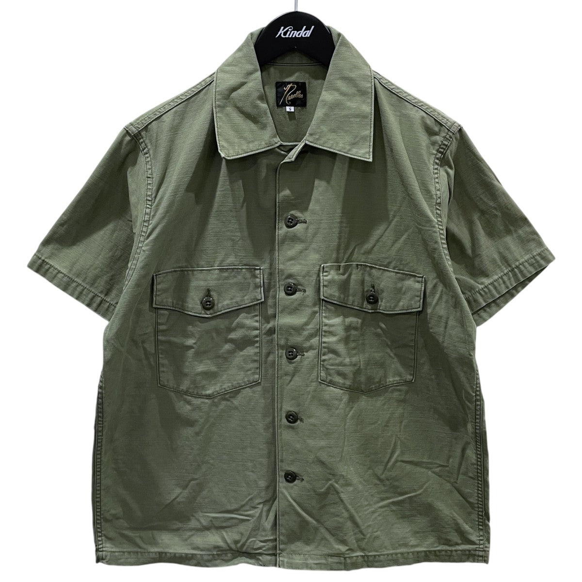 23SS ミリタリー半袖シャツ S／S Fatigue Shirt - Backsateen ショートスリーブファティーグシャツ - バックサテン MR232