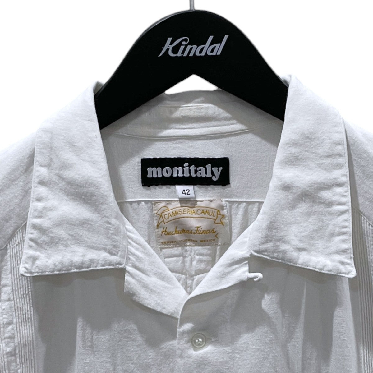 オープンカラー長袖シャツ L／S Canul Manta Guayabera Shirt ロングスリーブ カヌル マンタ グアヤベラ シャツ