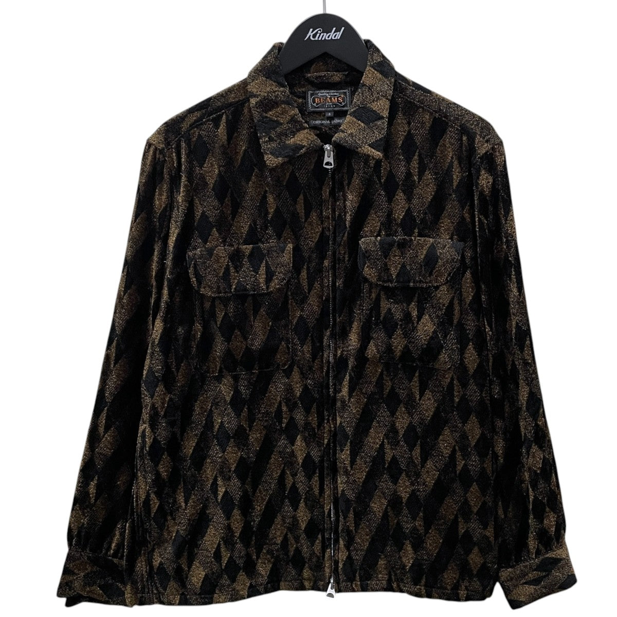 23AW アーガイル柄ジャガードジップブルゾン Argyle Jacquard Zipper Blouson 38-18-0388-139