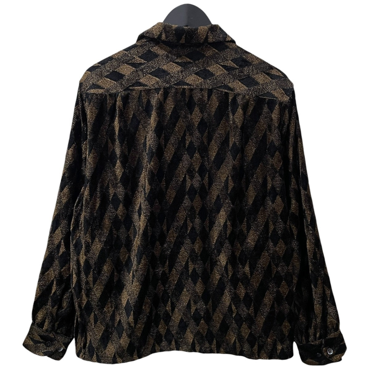 23AW アーガイル柄ジャガードジップブルゾン Argyle Jacquard Zipper Blouson 38-18-0388-139