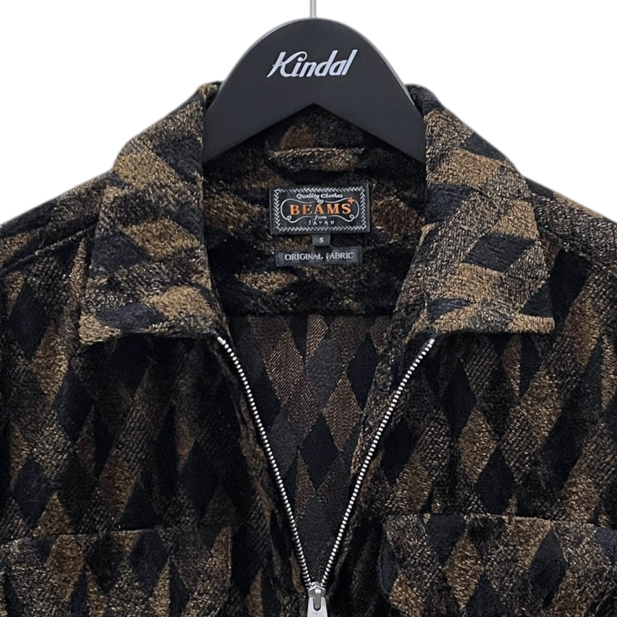 23AW アーガイル柄ジャガードジップブルゾン Argyle Jacquard Zipper Blouson 38-18-0388-139